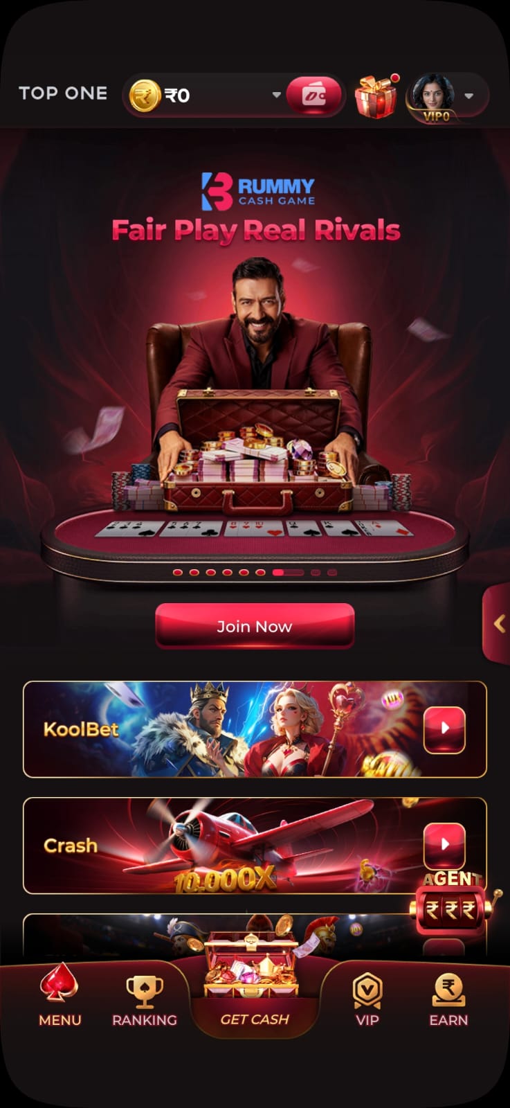 Top One Game homepage showing online gaming interface with secure login, fast gameplay, and user-friendly navigation.